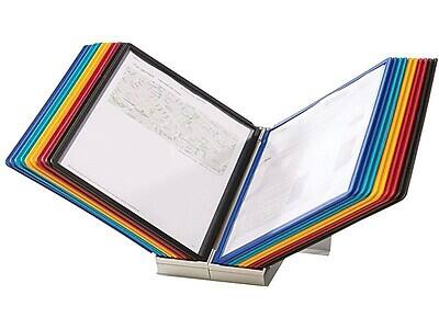 Alt View 3. Durable - VARIO Desk System 20 Document Holder, 8.5" x 11", Assorted Plastic (536100) - Assorted.