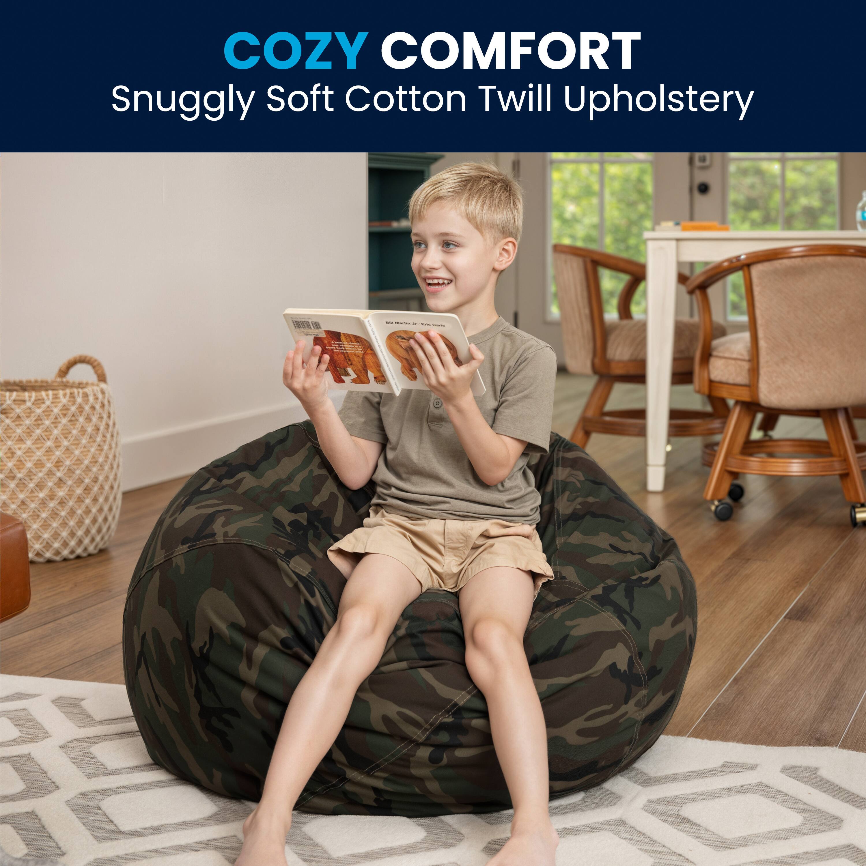 COZY COMFORT  
Snuggly Soft Cotton Twill Upholstery