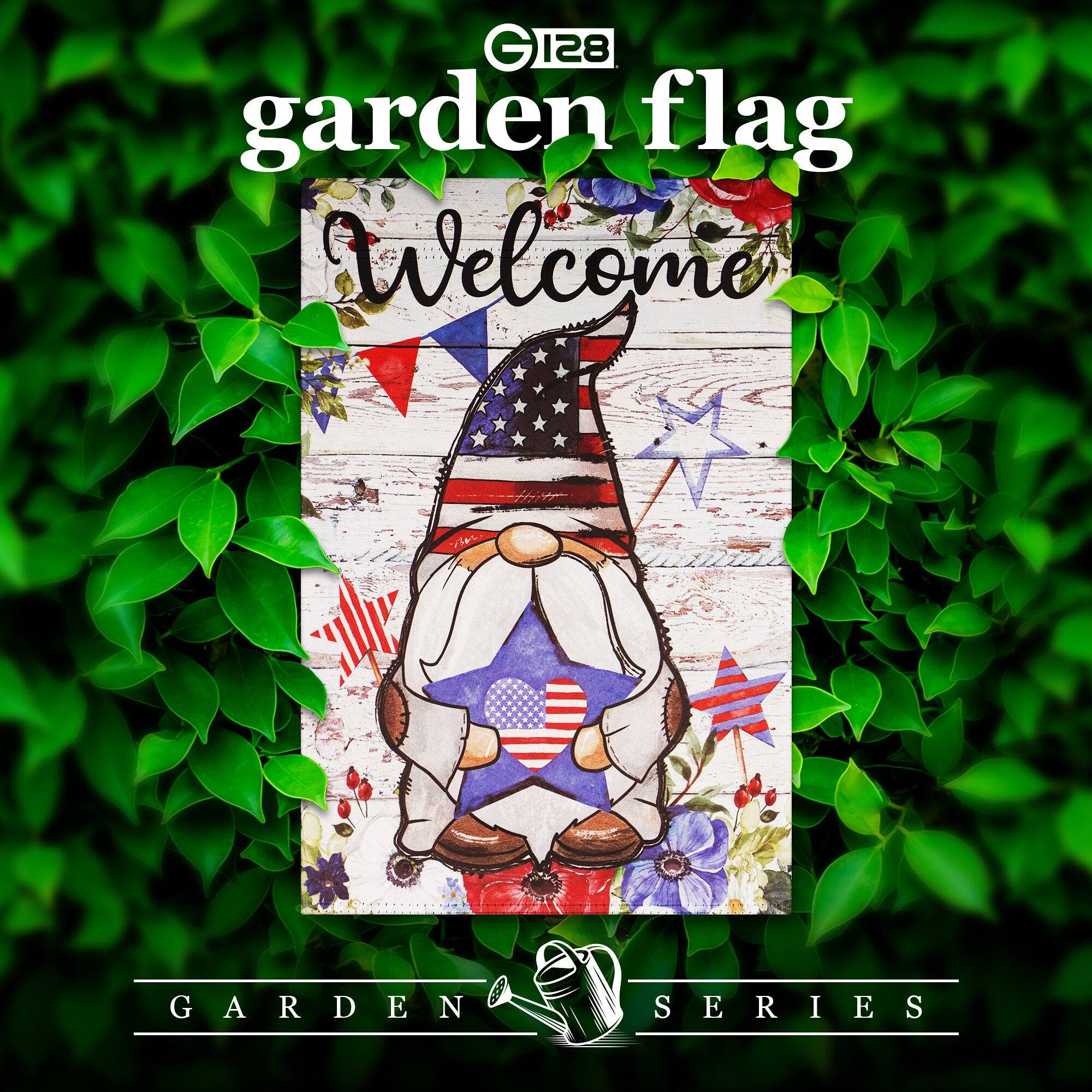 G 128 garden flag  
Welcome  
GARDEN SERIES
