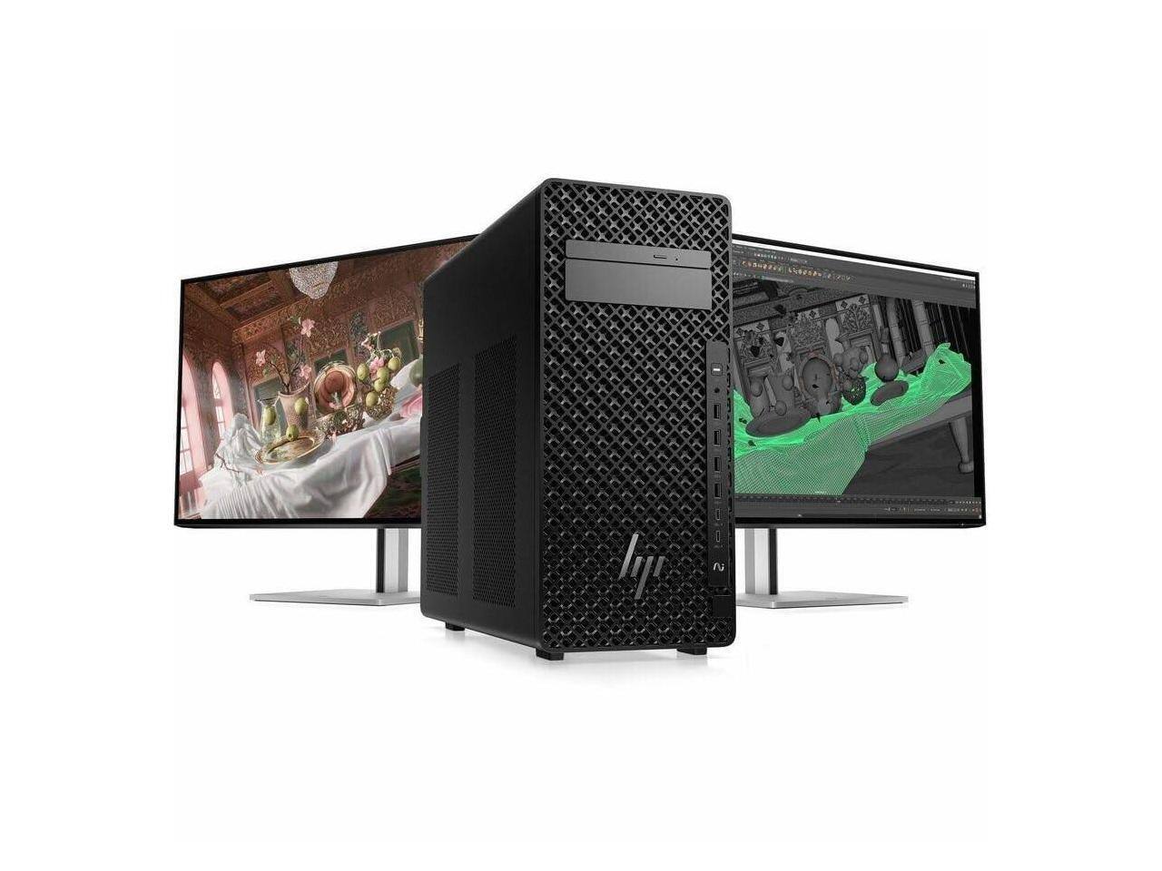 Alt View 9. HP - HP Z2 G1i Workstation - Intel Core Ultra 7 265K - 32 GB - 1 TB SSD - NVIDIA RTX A1000 - Windows 11 Pro - Black - Black.