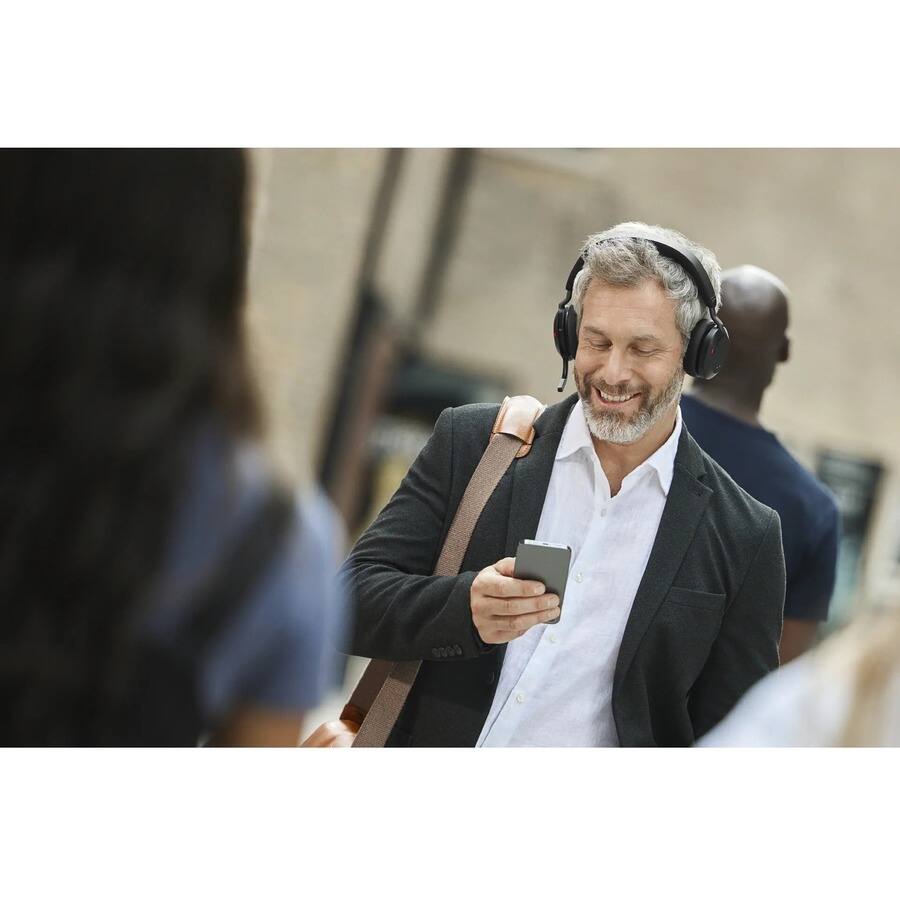 Jabra Evolve2 75 Wireless On ear Stereo Headset USB C Unified