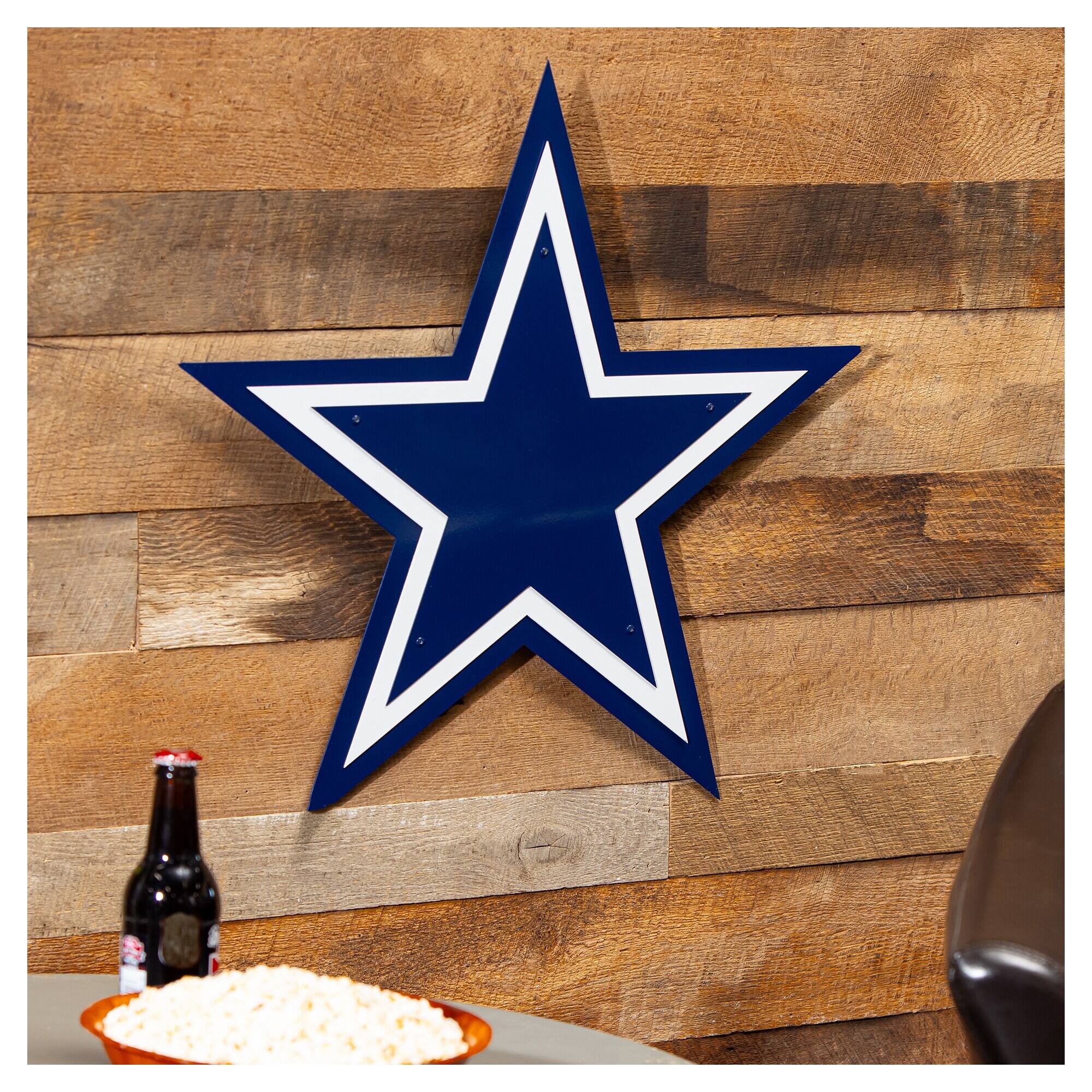 Alt View 1. Evergreen Enterprises - Dallas Cowboys 23" Layered Metal Wall Art Sign - Multicolor.