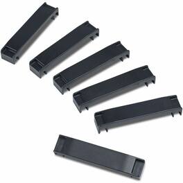 APC - NetShelter Cable Management, Vertical Cable Manager, Cable Retainer, for NetShelter SX 750mm W, Set of 6, 109 x 13 x - Black