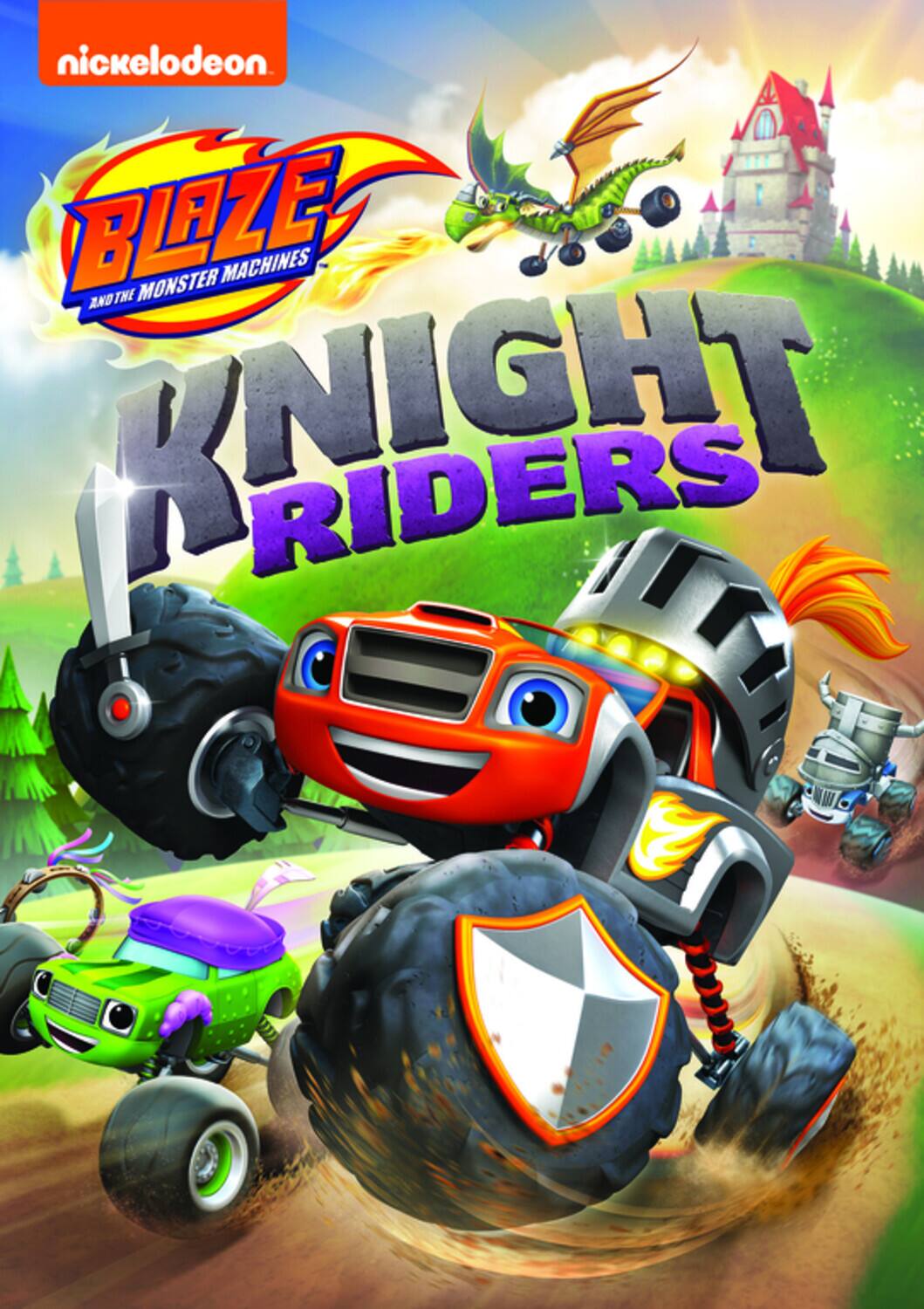 Front. Blaze And The Monster Machines: Knight Riders   - DVD.