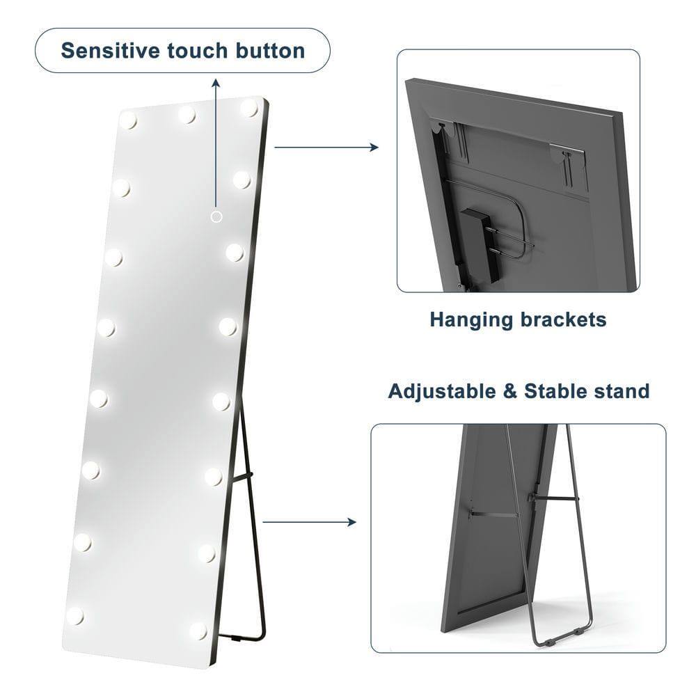 Sensitive touch button  
Hanging brackets  
Adjustable & Stable stand