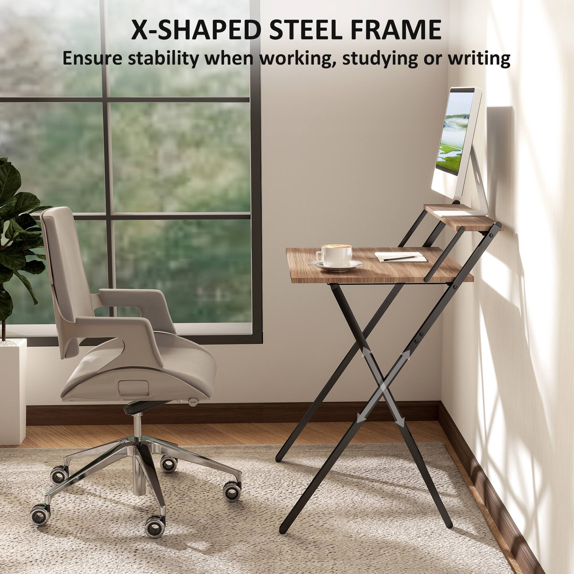 X-SHAPED STEEL FRAME
Ensure stability when working, studying or writing