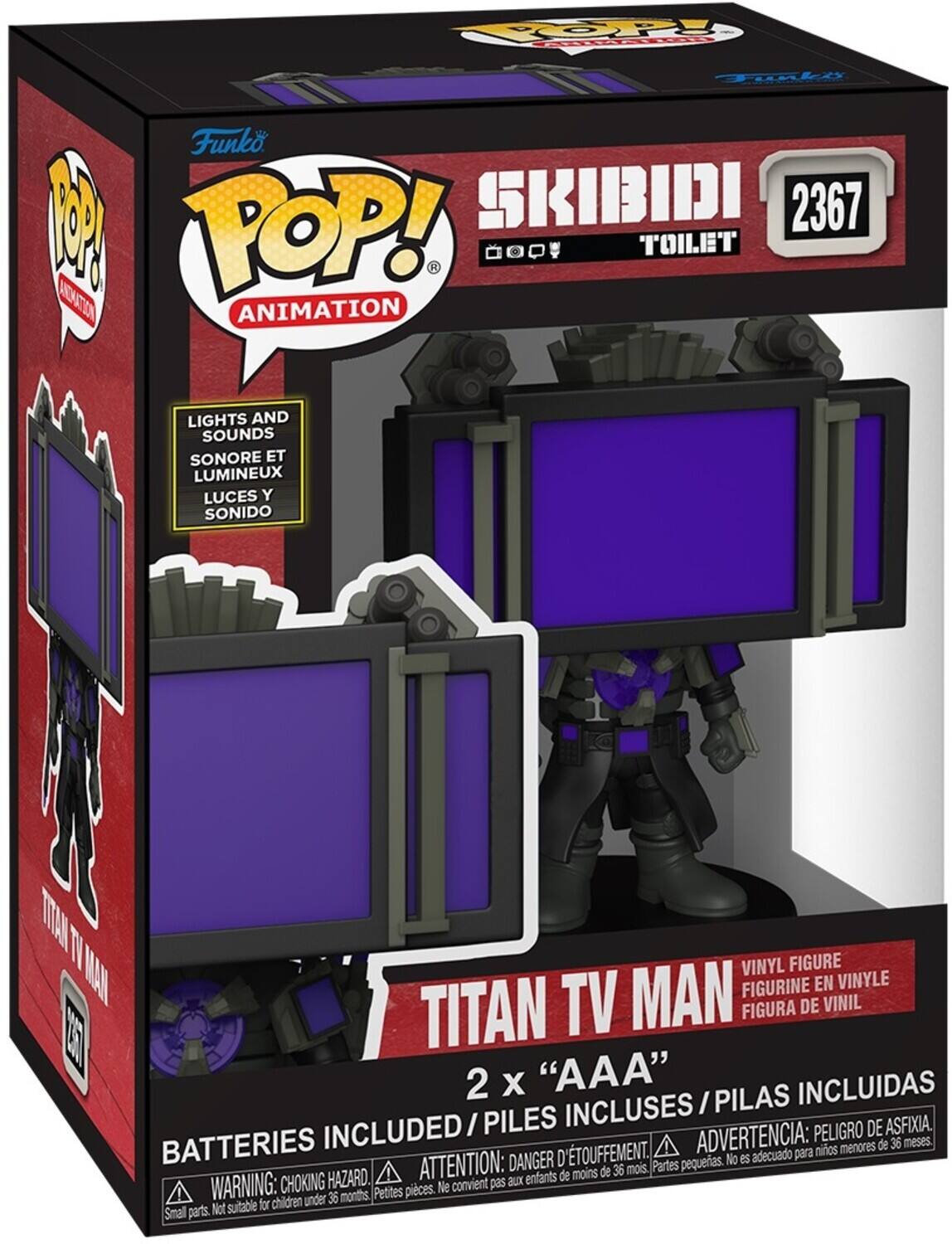 Funko POP! SFX: Animation Titan TV Man COLLECTIBLES Multicolor ...