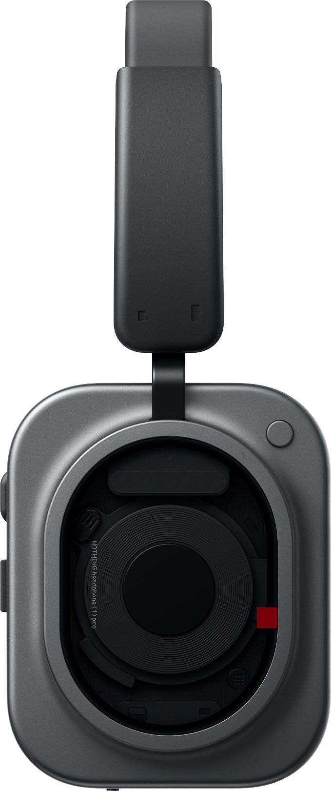 Alt View 5. Nothing - Headphone (1) Pro Wireless Over-Ear Bluetooth Headphones - Black.