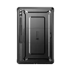 Front. SUPCASE - UB PRO Rugged Case with Kickstand and Screen Protector for Galaxy Tab S10 Ultra 14.6-Inch (2024) - Black.