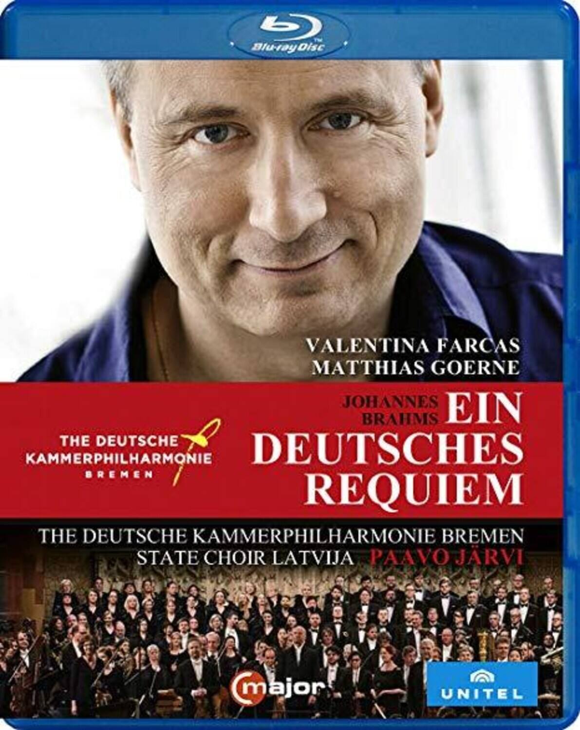 Morell  Deutsche Kammerphilharmonie Bremen  Goerne  Jarvi  State Choir Latvija  Farcas - Ein Deutsches Requiem- BLU-RAY