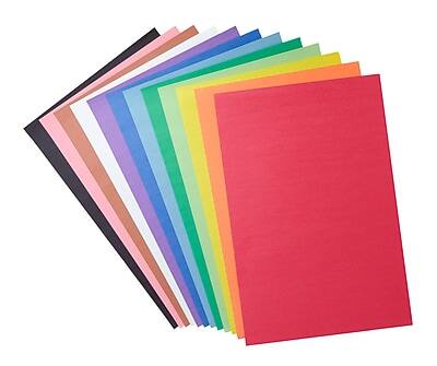 Alt View 2. Crayola - Crayola Project Giant 12" x 18" Construction Paper, Assorted Colors, 48 Sheets/Pack (99-0055 ) - Assorted Colors.