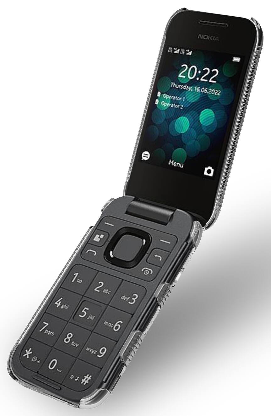 NOKIA 3  
20:22 Thursday, 16.06.2022  
Operator1  
Operator2  
Menu  
1 2 3  
abc def ghi  
4 5 6  
jkl mno pqr  
7 8 9  
tuv wxyz  
* 0 +  
#