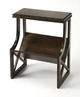 Butler Specialty - Pascal 16.25 in. W Rectangular Wood Book Side Table - Dark Brown