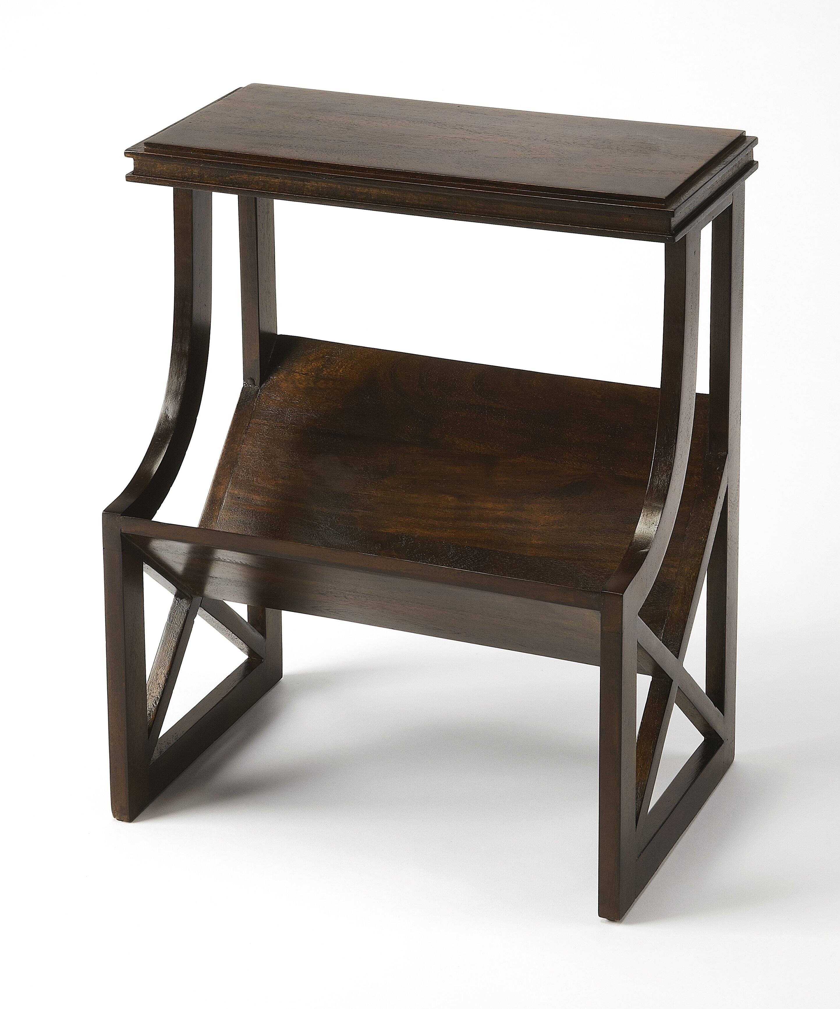 Butler Specialty - Pascal 16.25 in. W Rectangular Wood Book Side Table - Dark Brown