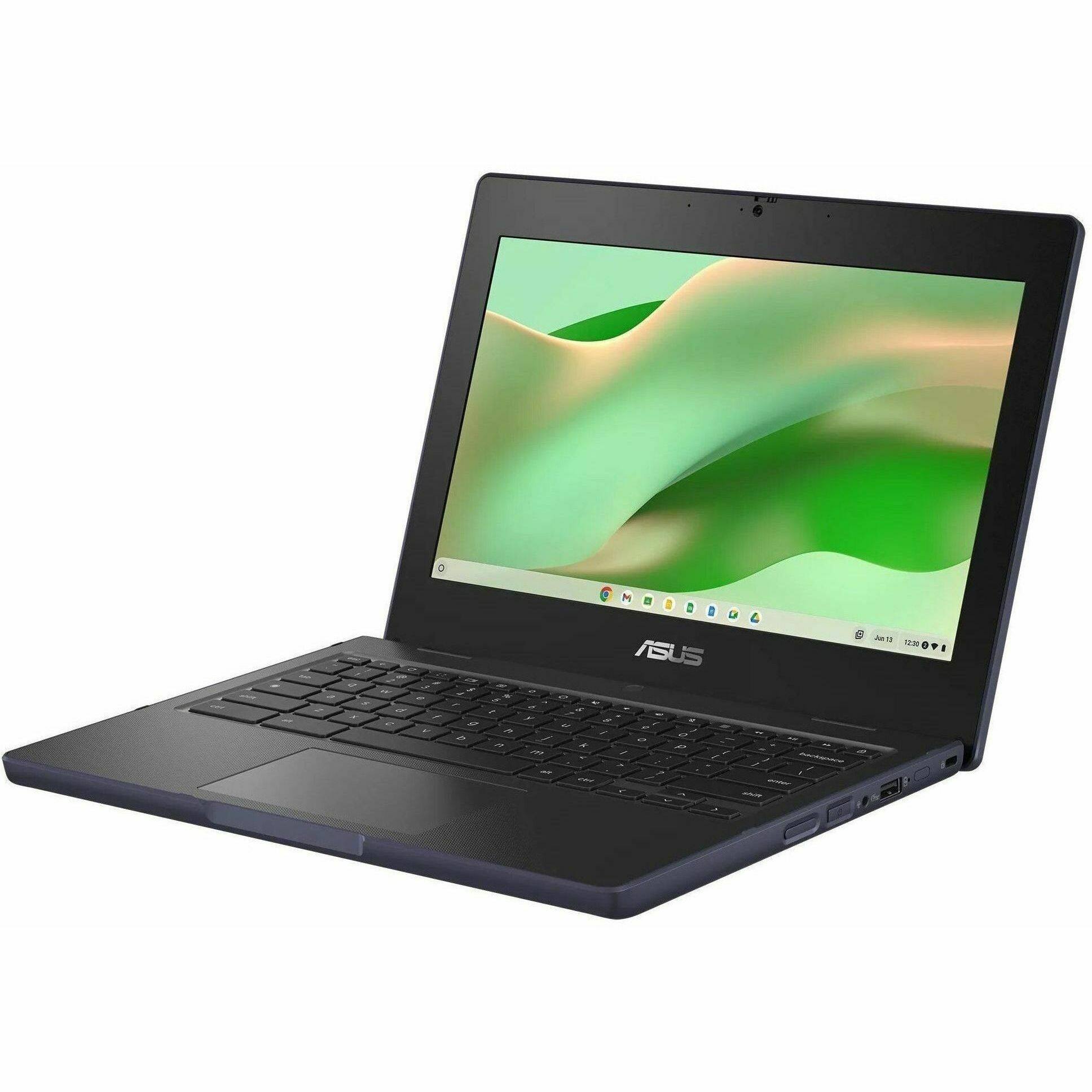 Alt View 3. ASUS - Asus Chromebook CZ11 Flip CZ1104FM2A-YZ42T 11.6" Touchscreen Rugged Convertible 2 in 1 Chromebook - HD - Octa-core (ARM - Mineral Gray.