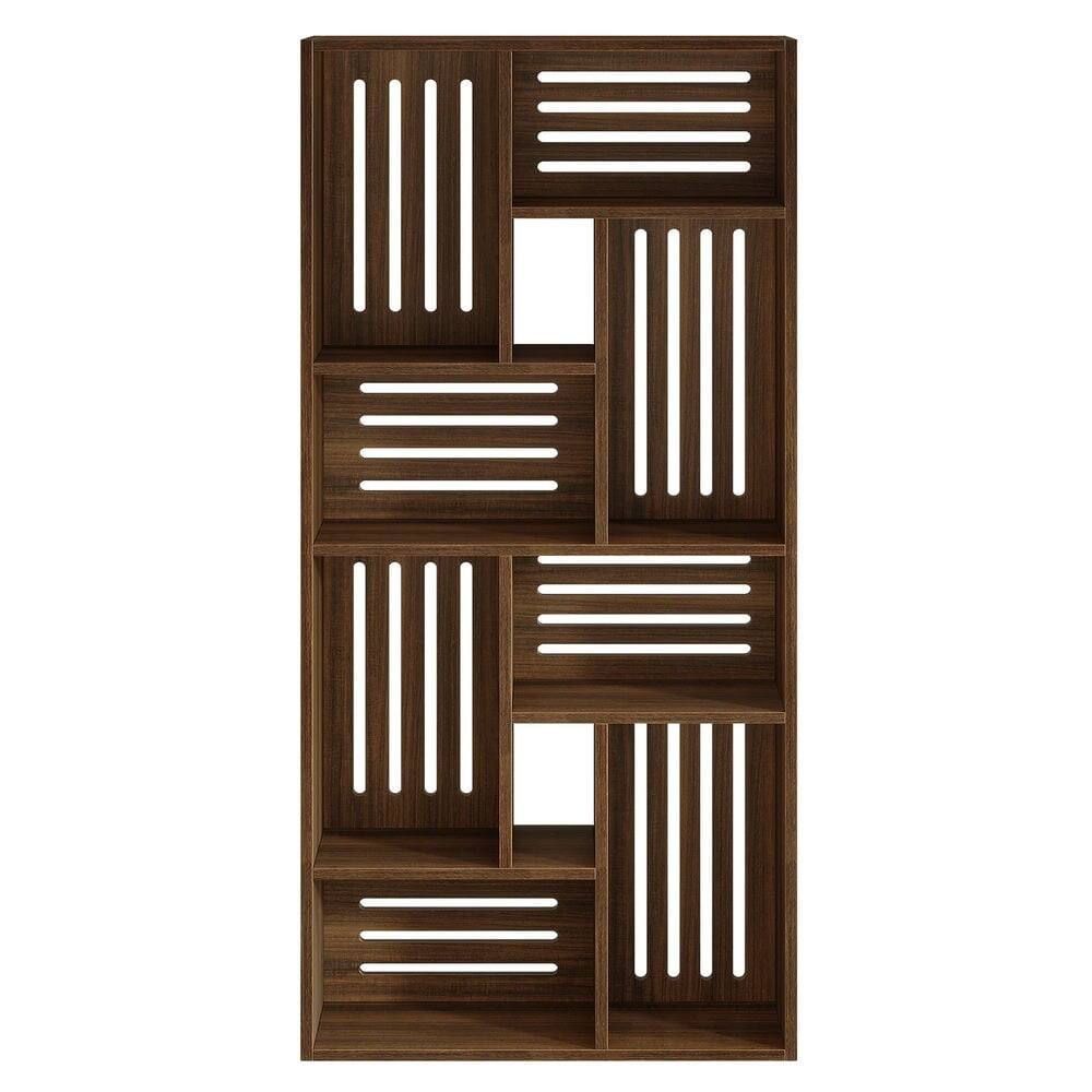 Left. Kadyn - Entryway Table, Console Sofa Table,70.9" Console Table, 3-Tier Entryway Table Sofa Table with Storage Shelves - Brown.