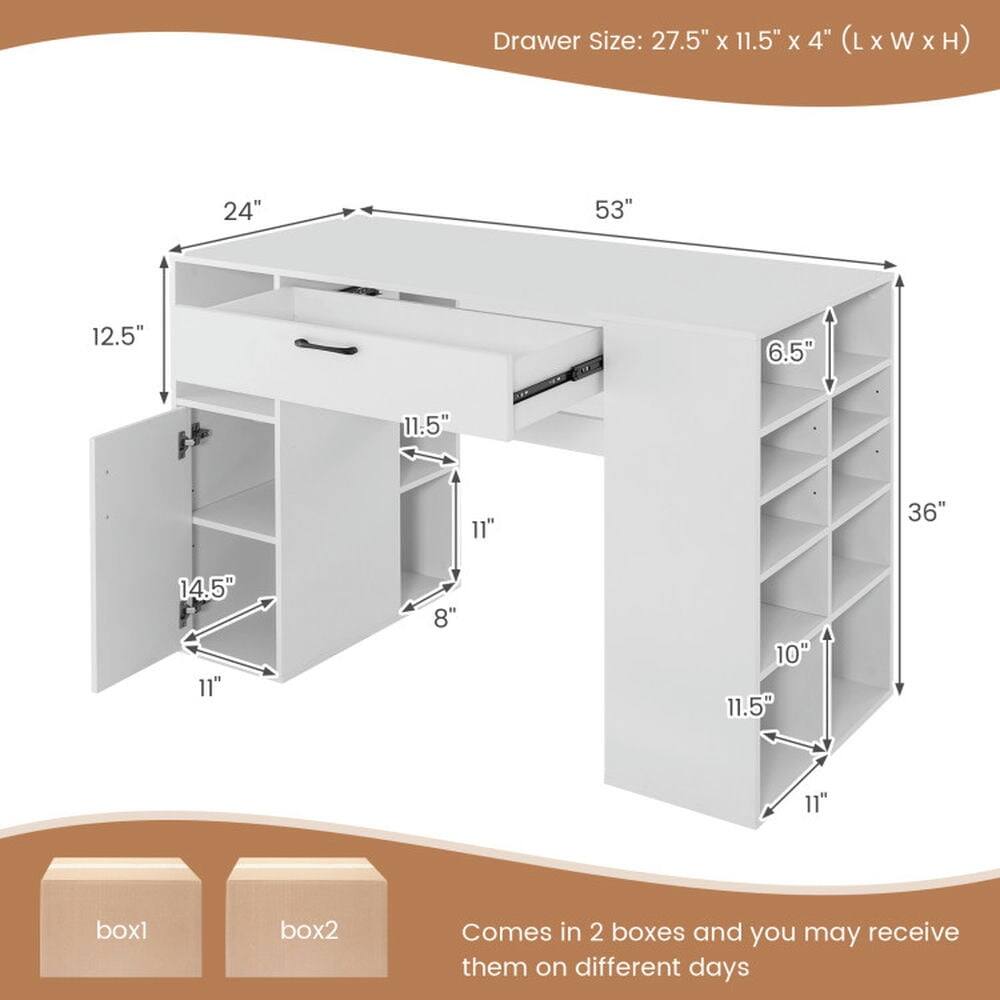 Drawer Size: 27.5" x 11.5" x 4" (L x W x H)

Comes in 2 boxes and you may receive them on different days