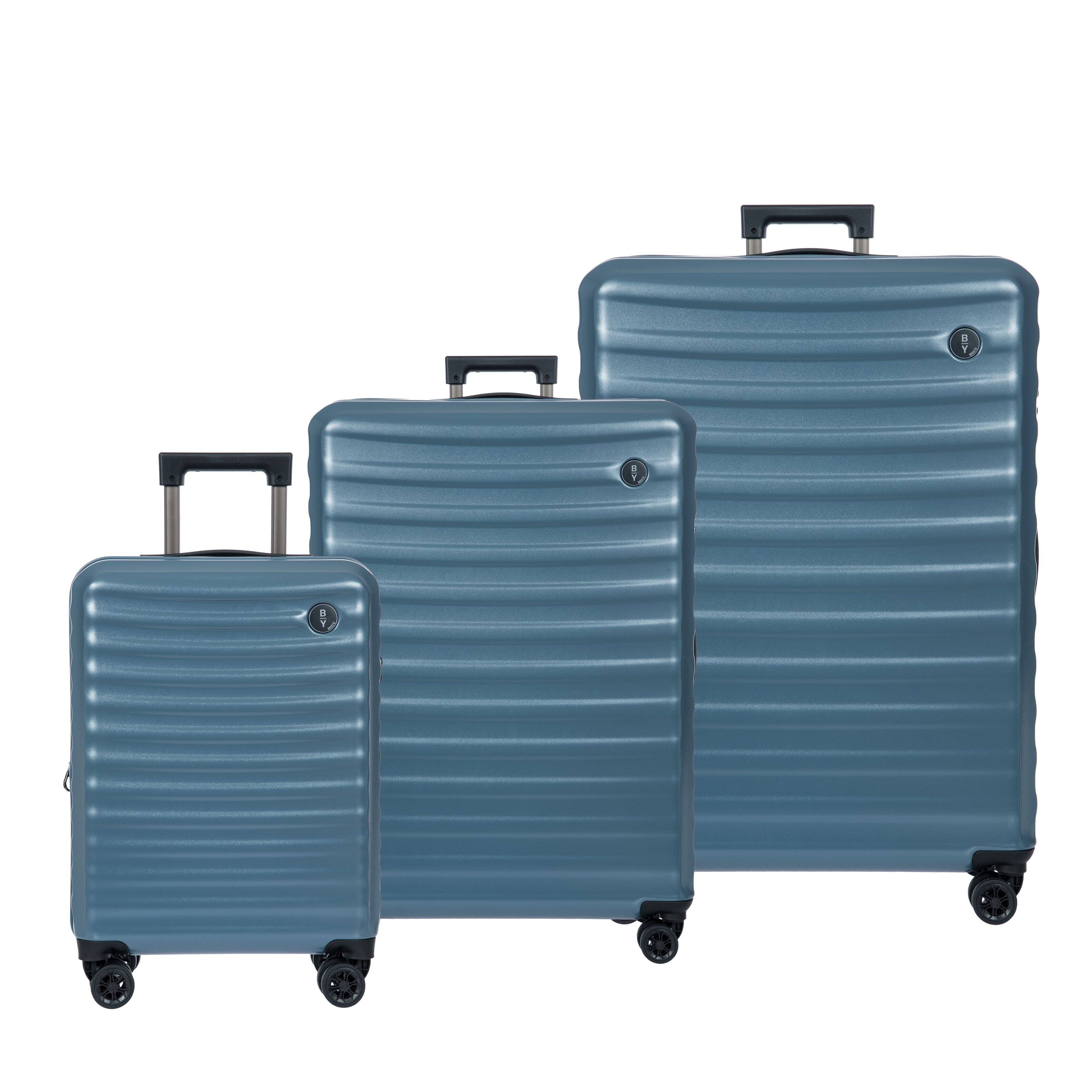Front. Bric's - Nausicaa Hardside Expandable (21"/27"/30") 3 Piece Spinner Luggage Set - Grey Blue.