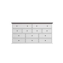 Famapy - Multi - Drawer Dresser: Elevate Storage with Timeless Elegance - White