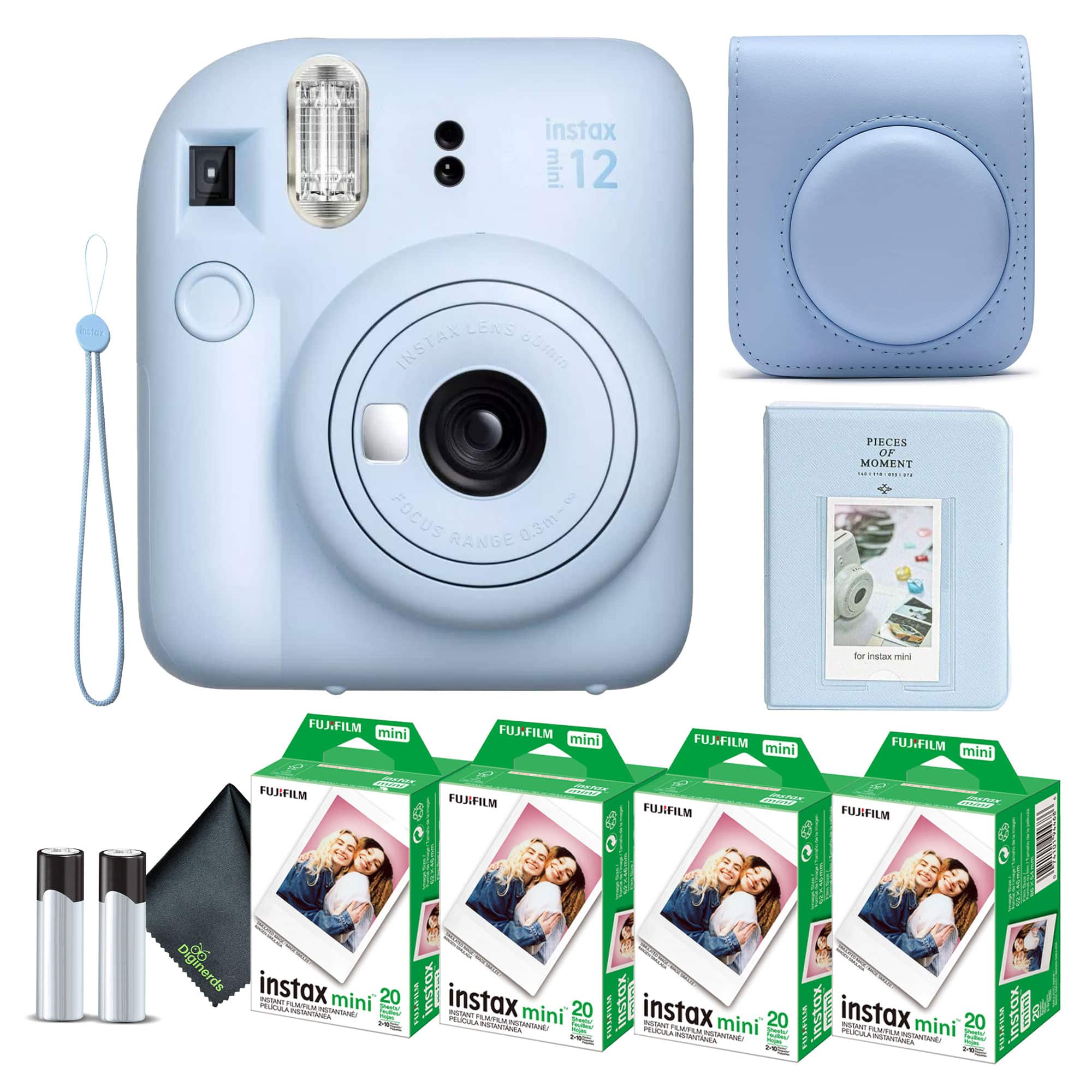 Fujifilm - INSTAX MINI 12 Instant Film Camera with Instant Film - Pastel Blue price history on PriceWatchPro