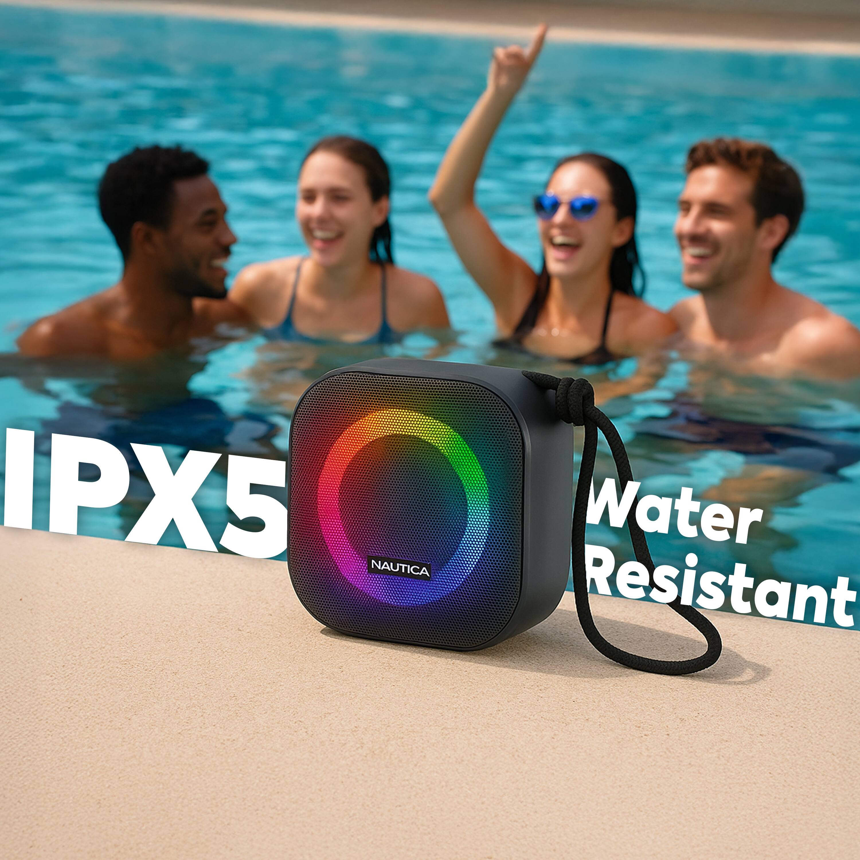 IPX5 NAUTICA Water Resistant