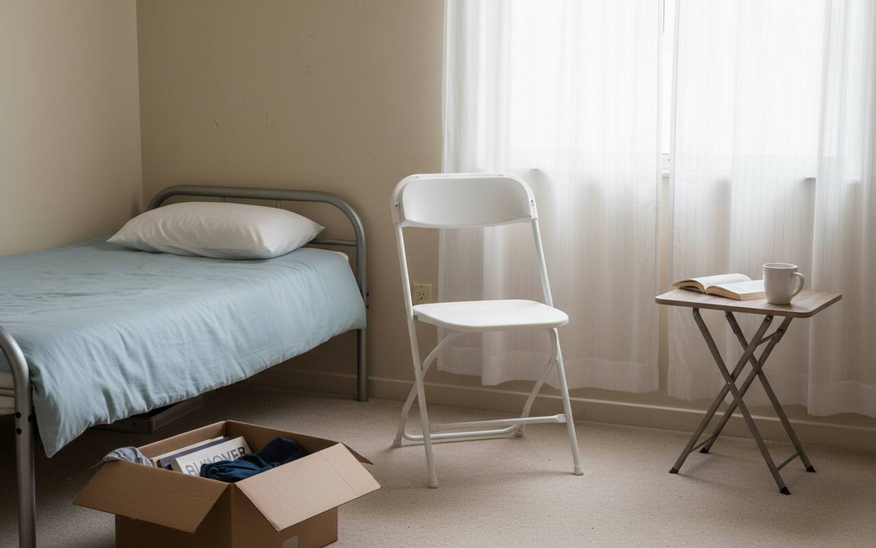 Alt View 4. AOITUN - Folding Chair 10 Pack Plastic Foldable for Daily Use - Perfect for Dorm Rooms - White.