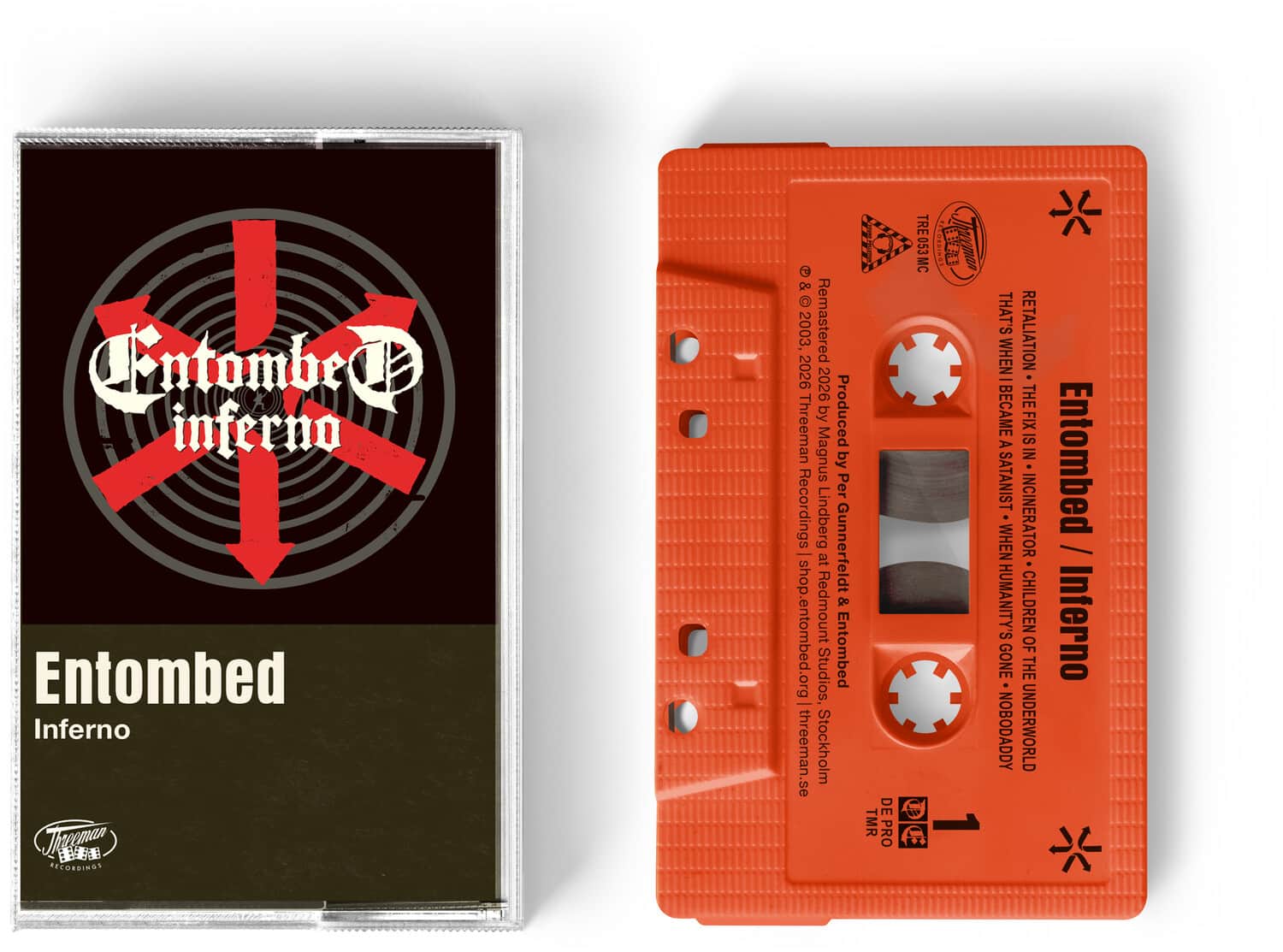 Entombed - Inferno   - CASSETTES price history on PriceWatchPro