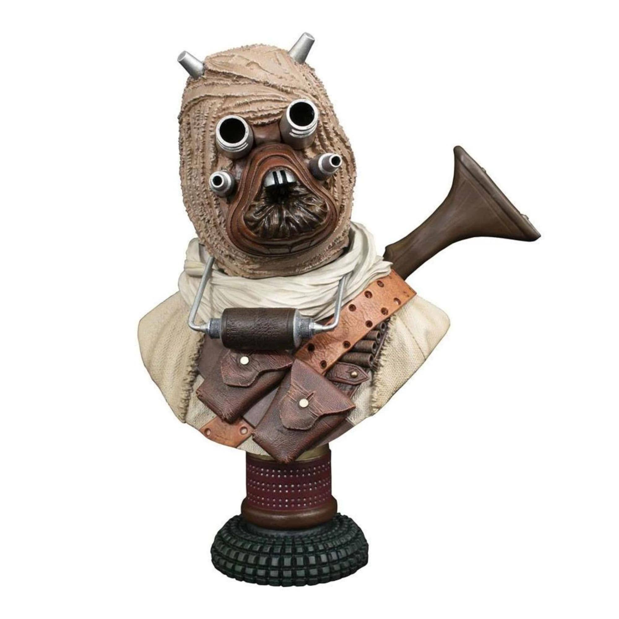 Front. Star Wars - Star Wars Legends In 3D Anh Tusken Raider 10 Inch Resin Bust - Beige.