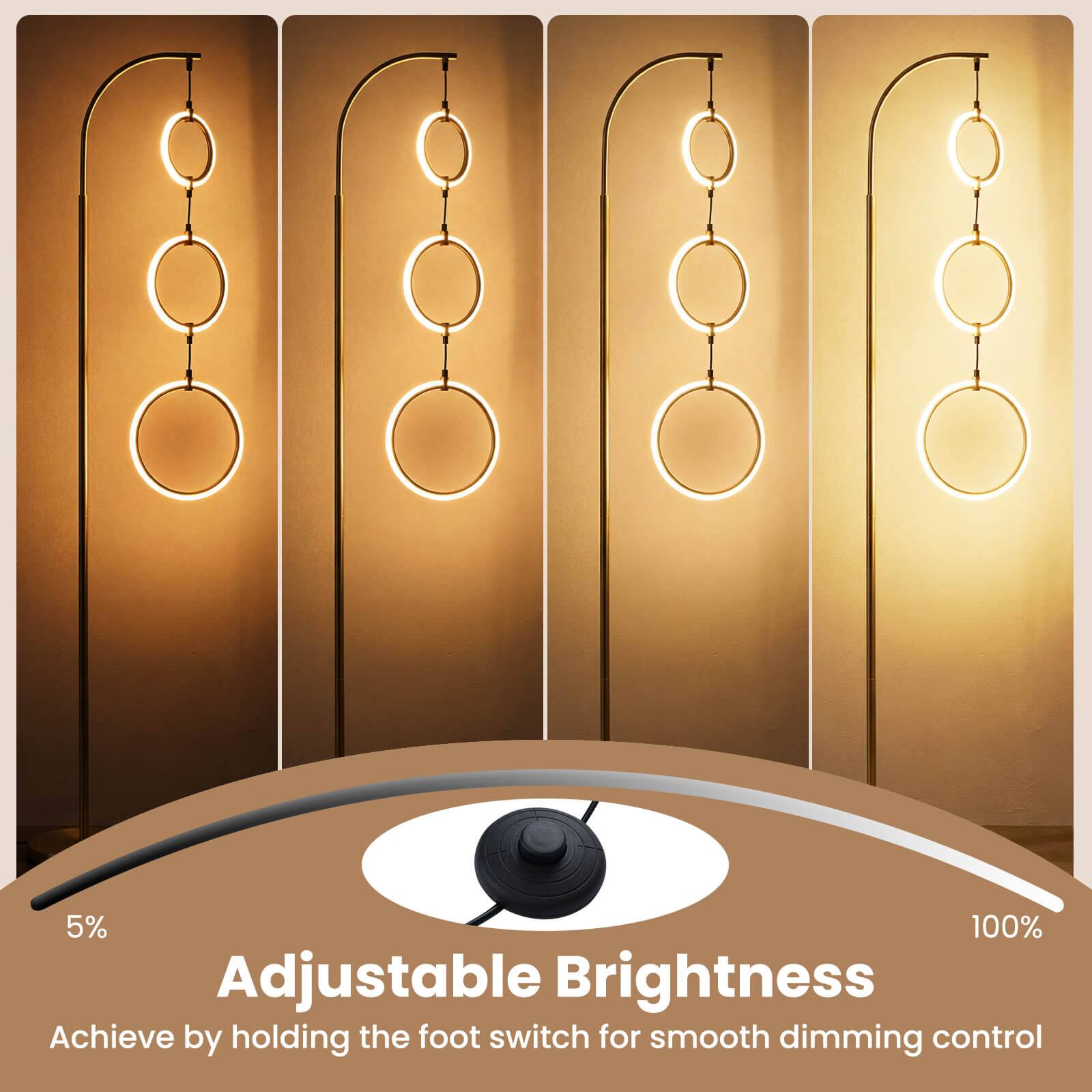 5% - 100% Adjustable Brightness  
Achieve by holding the foot switch for smooth dimming control