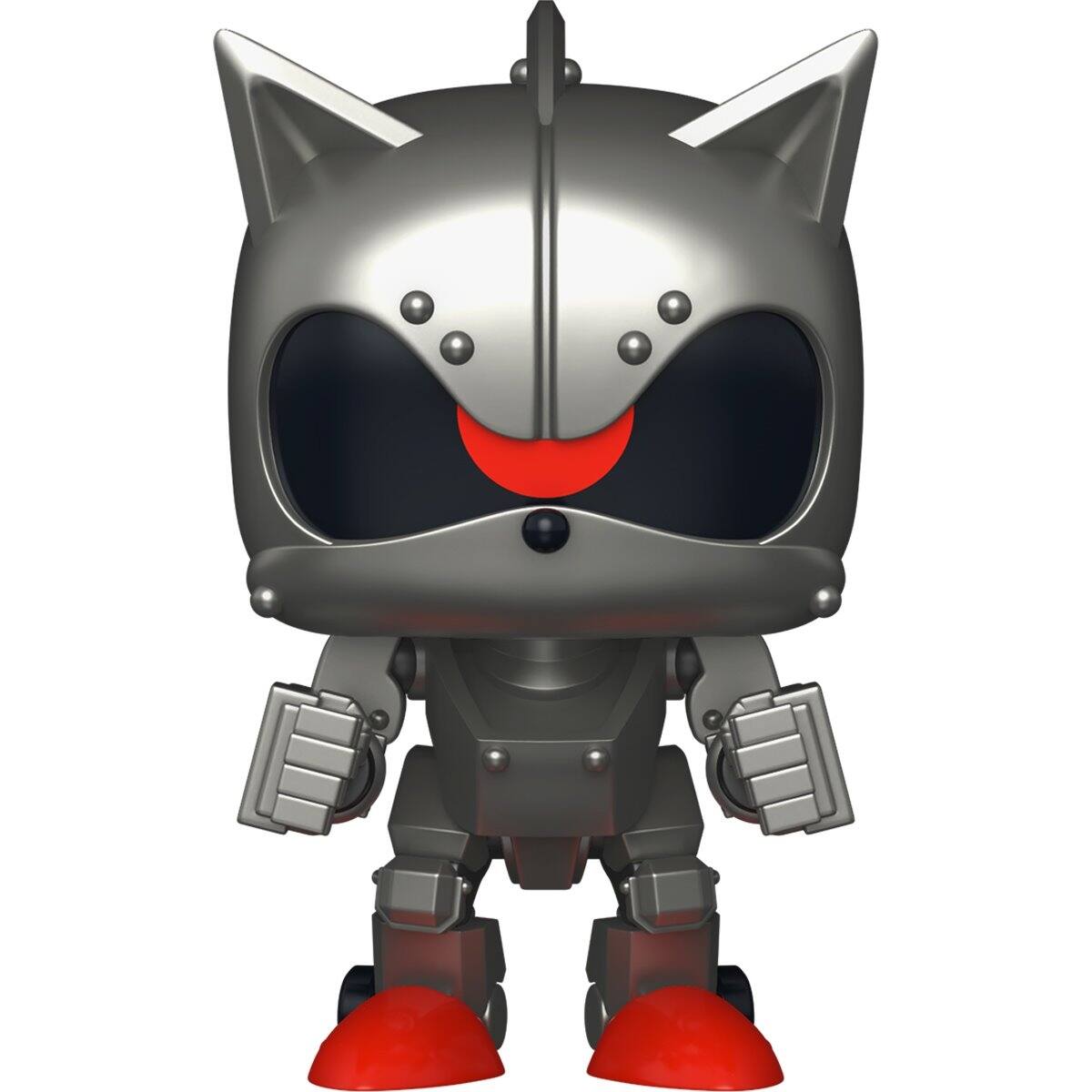 Angle. Funko - Sonic The Hedgehog Funko POP Games | Mecha Sonic - Grey.