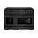 Front. ZLINE - 48 in. Wide 8 Burner Paramount Gas Range with Dual Ovens (PSGRB-48) - Black Stainless Steel.