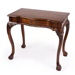 Butler Specialty - Dupree 35 in. W Rectangular Wood 1 Drawer Traditional Writing Desk - Medium Brown