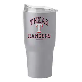 Logo Brands - Texas Rangers 30oz. Stone Powder Coat Tumbler - Multicolor
