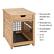 Alt View 11. TRINITY - 18" Natural Pet Crate End Table w/ Drawer - Natural.