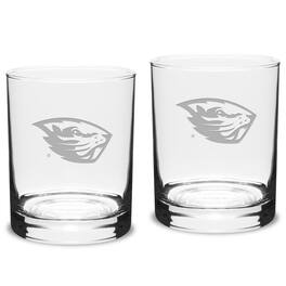 Jardine - Oregon State Beavers 2-Piece 14oz. Classic Double Old-Fashioned Glass Set - Multicolor