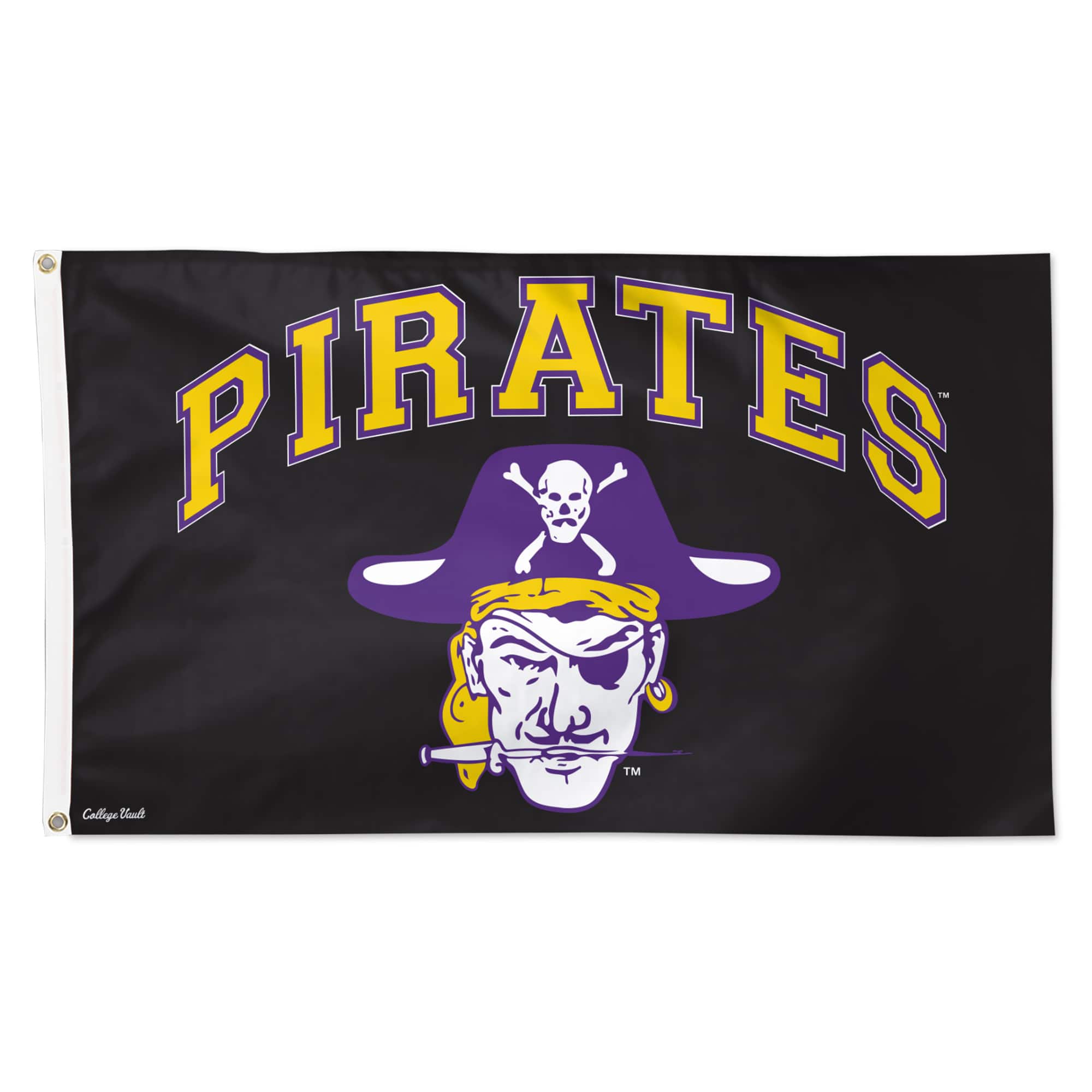 WinCraft - ECU Pirates Single-Sided College Vault Deluxe Flag - Multicolor