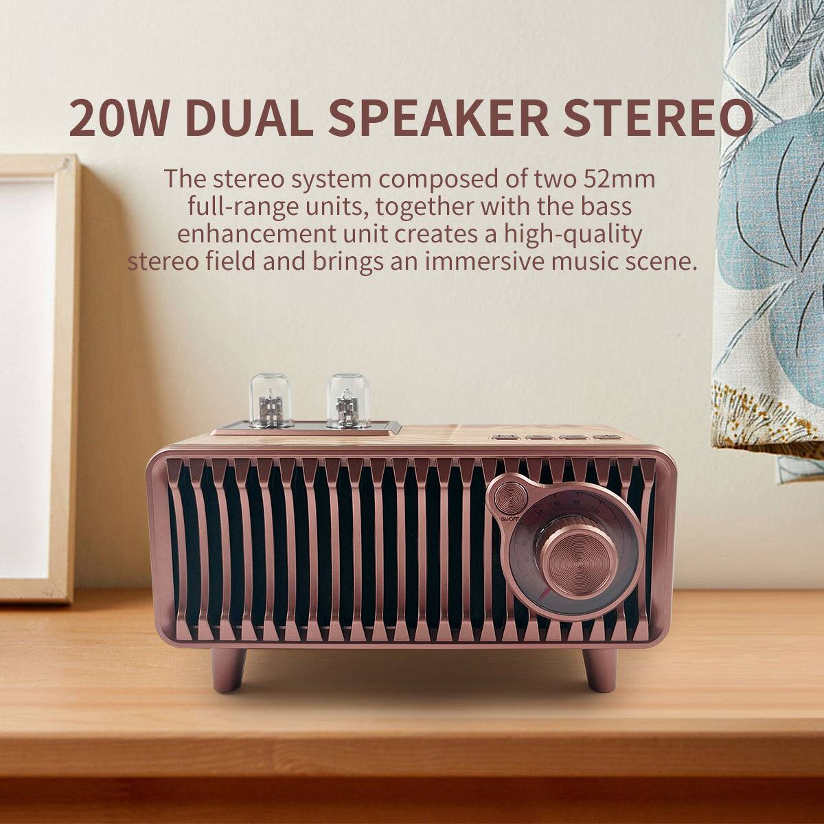 20W DUAL SPEAKER STEREO

The stereo system composed of two 52mm full-range units, together with the bass enhancement unit creates a high-quality stereo field and brings an immersive music scene.