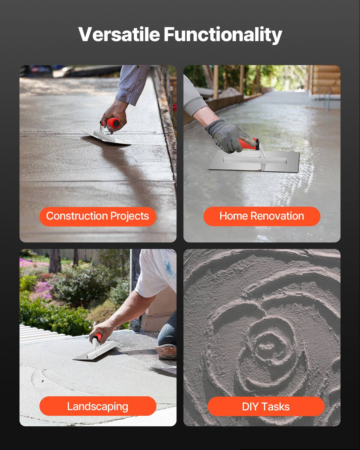 Versatile Functionality

- Construction Projects
- Home Renovation
- Landscaping
- DIY Tasks