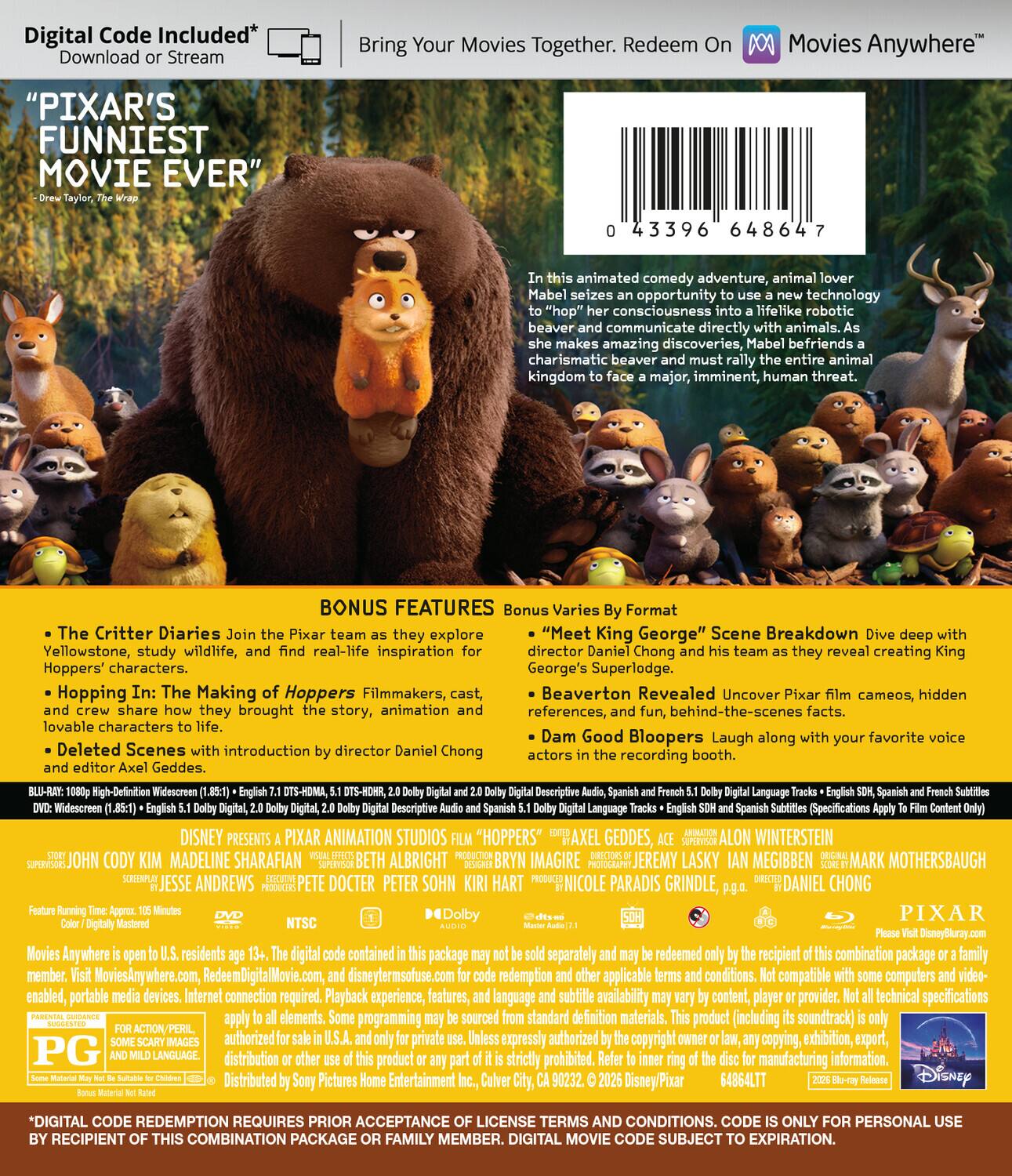 Alt View 1. Hoppers   - BLU-RAY.