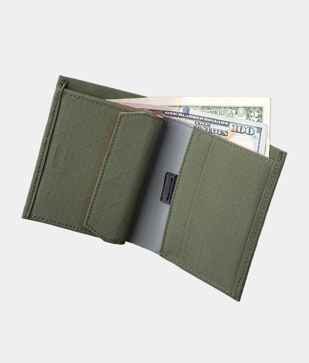 ALPAKA - Bifold Coin Wallet Bifold Coin Wallet with Magnetic Coin Pouch, RFID Protection,Flat Bill Sleeve,Gift-Ready Box - Green Axogrid 210D price history on PriceWatchPro