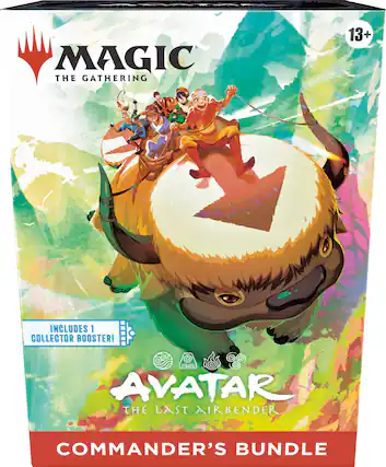 MAGIC THE GATHERING 13+ INCLUDES 1 COLLECTOR BOOSTER! AVATAR THE LAST AIRBENDER COMMANDER'S BUNDLE