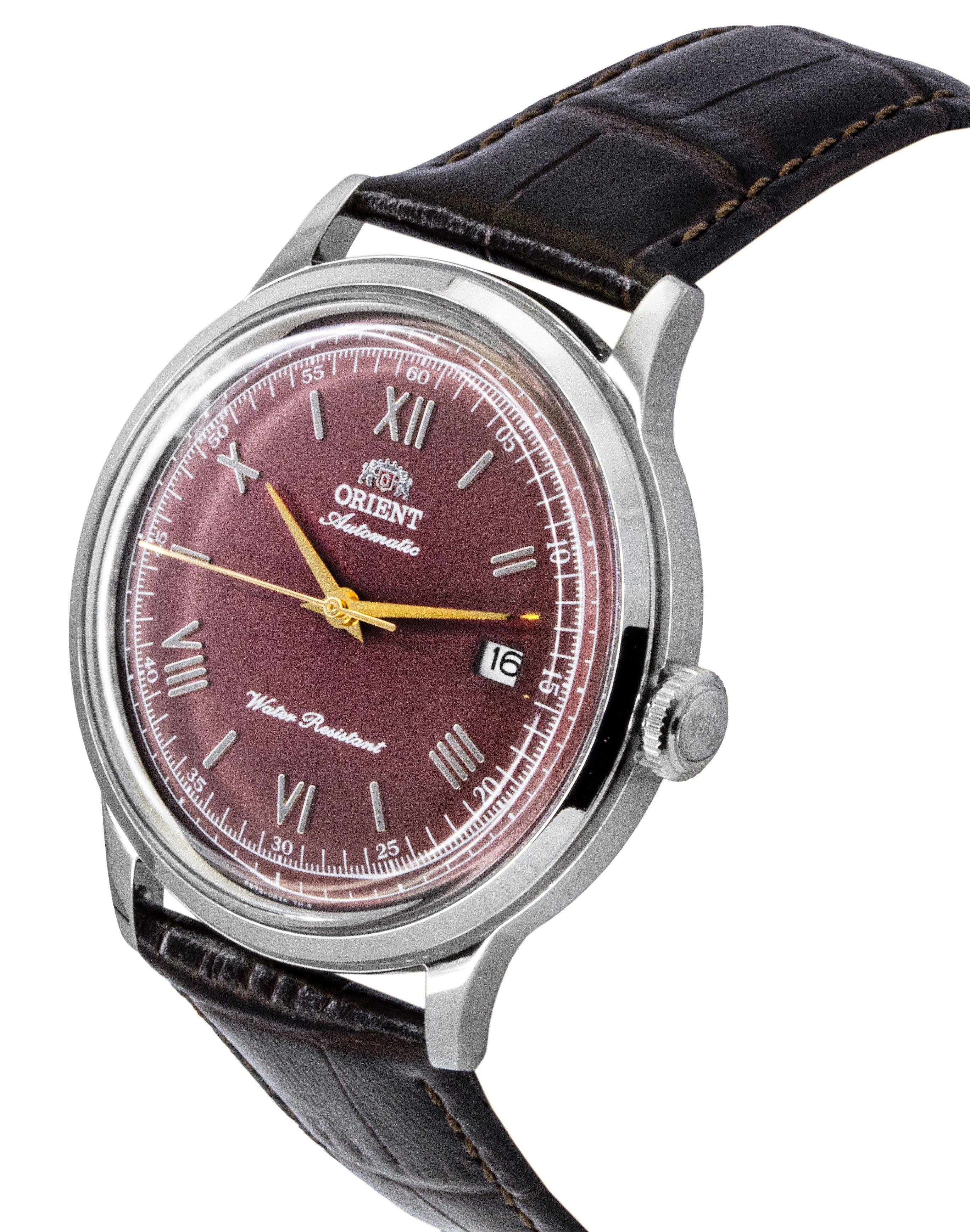 55 60 50 I XII 05 X NO I Automatic ORIENT EL =  CTT 40 VIII 16 15 Water Resistant IIII 35 20 VI I 30 25