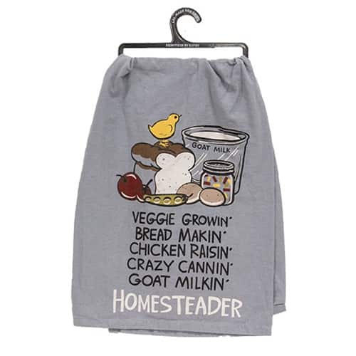 BreeBe - Homesteader Dish Towel 28" Sq - Multicolor