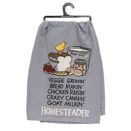 BreeBe - Homesteader Dish Towel 28" Sq - Multicolor