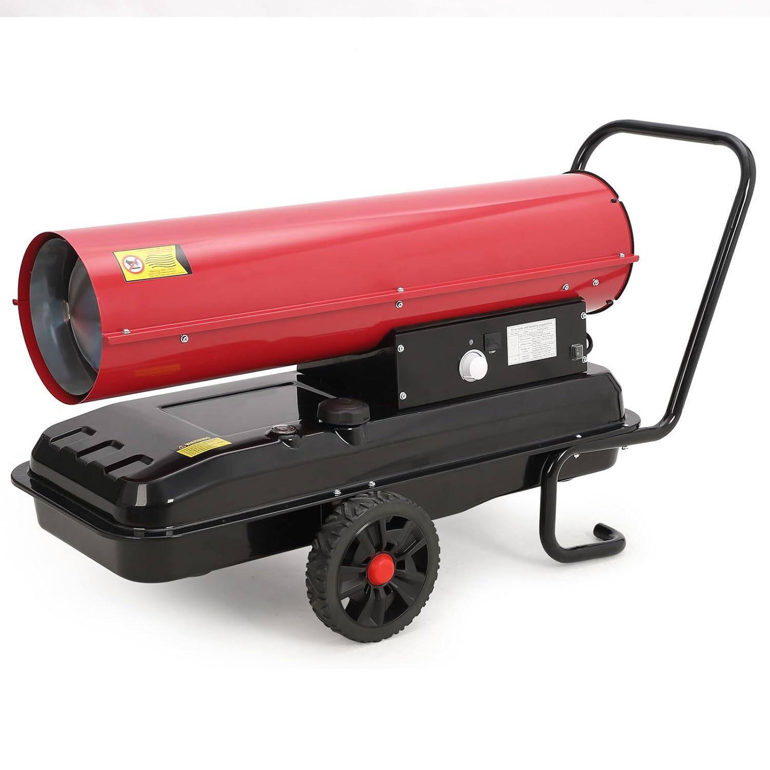 Front. Acekool - 175,000 BTU Portable Forced Air Heater with Thermostat Control, 13.5 gal Tank.