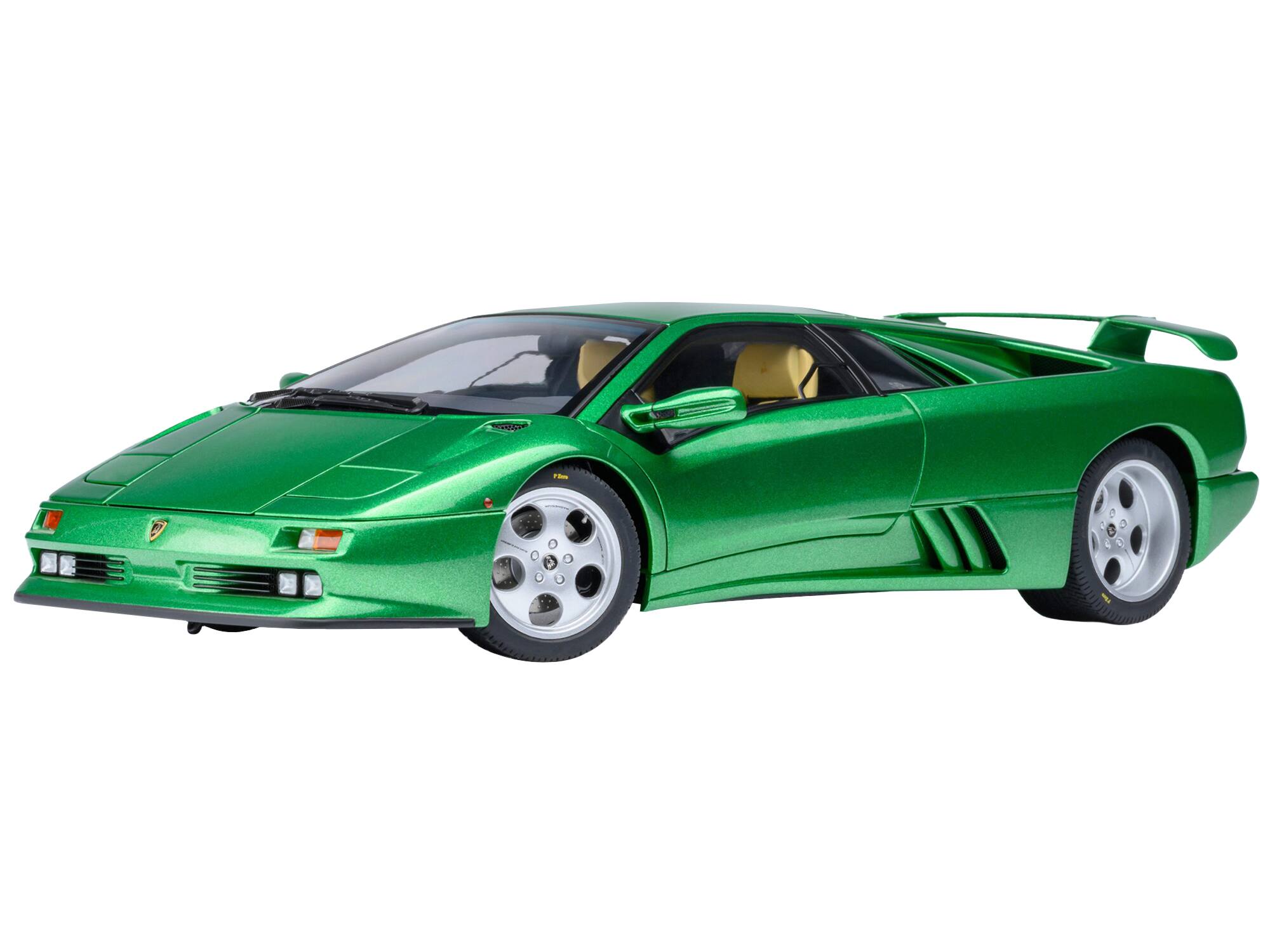 Alt View 1. Autoart - Lamborghini Diablo SE30 Verde Mic/Green Metallic 1/18 Model Car by Autoart.