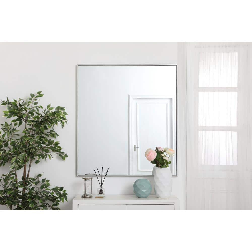 Elegant Decor - Metal frame rectangle mirror 36 inch in - Silver price history on PriceWatchPro