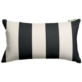 Majestic Home - Pillow 12x20 Vertical Stripe - Black