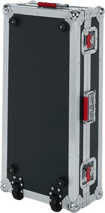 Gator - G-TOUR Series Road Case for Line 6 Helix Floor Processor with Integrated Wheels and Elevated Live-In Platform