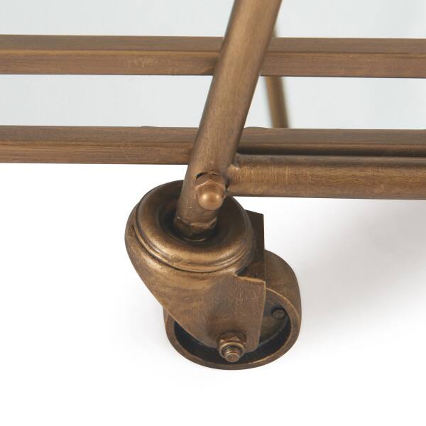Alt View 8. Adore Decor - Adore Decor Addison Bar Cart, Antique Gold - Antique Gold.